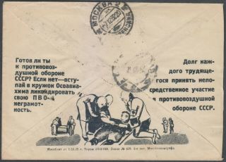 Soviet Union 1932 Special PC w/Philatelic Exhibition,  stamps.  Scarce & Rare 2