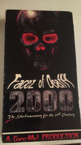 Facez Of Death 2000 Vhs Rare Shockumentary Gore - Met Production Sov Mondo Gore