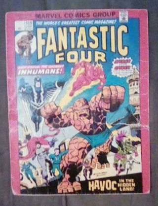 Vintage 1975 Mead Marvel Fantastic Four Pocket Folder Trapper Keeper Rare