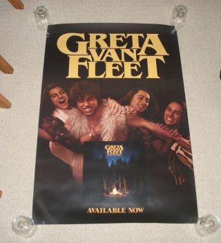 Greta Van Fleet - From The Fires Promo Album Poster 24 " X 36 " Rare Josh Kiszka