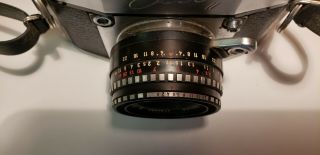 Vintage Exa Ihagee Dresden SLR Film Camera Rare Meyer Optik Gorlitz 2.  8/50 Lense 4