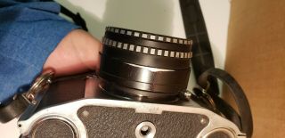 Vintage Exa Ihagee Dresden SLR Film Camera Rare Meyer Optik Gorlitz 2.  8/50 Lense 6