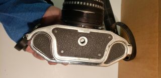 Vintage Exa Ihagee Dresden SLR Film Camera Rare Meyer Optik Gorlitz 2.  8/50 Lense 7
