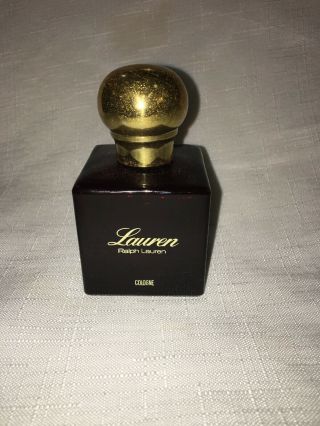 Rare Vtg Ralph Lauren Lauren Classic 2 Oz Cologne Perfume For Women Red Bottle