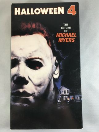 Scarce Halloween 4 Return Of Michael Myers Vhs Rare