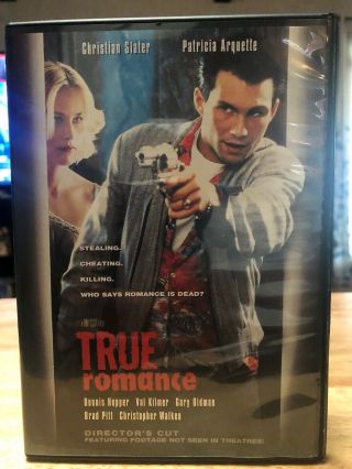 True Romance (dvd,  2017) Oop Rare Quentin Tarantino Slater Arquette Pitt