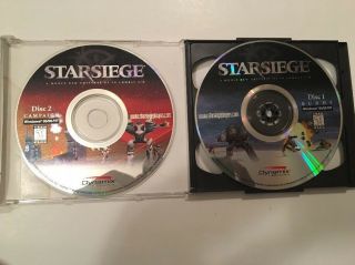 Starsiege In Rare Pc 1999 Originally Tribes Star Siege 2 Disk
