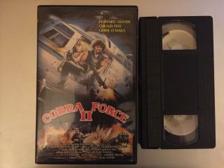 Cobra Force Ii Vhs Italian Rare Big Box Horror 1988 Action South Africa Commando