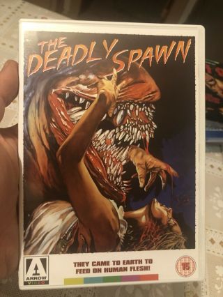The Deadly Spawn Arrow Video Dvd Out Of Print Region 0 Rare