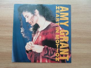 AMY GRANT - Heart I Motion 1991 Korea Vinyl LP INSERT No barcode Rare Sleeve NM 2