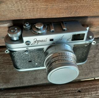 RARE Engraving ZORKI - 4 Soviet RF Film Camera with Jupiter - 8 lens [Full Set] 3