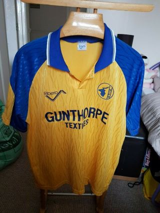 Rare Old Mansfield Town Football Shirt Size X Large