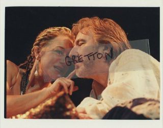 Alan Rickman & Helen Mirren On Stage Rare Press Photo