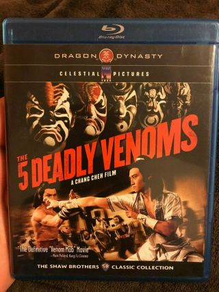 Five Deadly Venoms (1978) Blu - Ray Oop Rare (dragon Dynasty,  2011) Wu - Tang