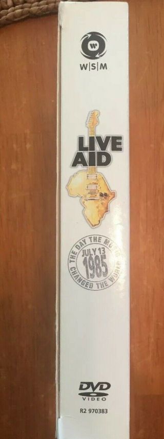 Live Aid 1985 (4 - DVD) Madonna Paul Mccartney Bowie Freddie Mercury Queen Rare 2