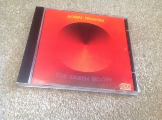 Robin Trower - For Earth Below - Cd Album Rare Early Usa Issue Chrysalis