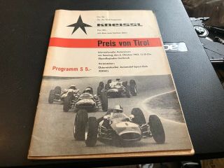Austrian Formula One - - Grand Prix 1963 - - Programme - - - 6th October 1963 - - Rare