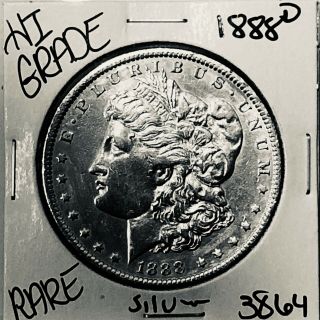 1888 O Morgan Silver Dollar Hi Grade U.  S.  Rare Coin 3864