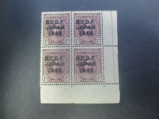 Pre Decimal Stamps: Bcof Block Of 4 - Rare (c128)
