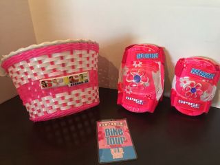 Rare 1998 Spice Girls Official Merchandise - Knee Pads,  Elbow Pads,  Basket