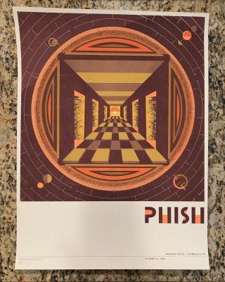 Phish Wachovia Center Philadelphia November 24th 2009 Poster S/n Ed Of 500 Rare