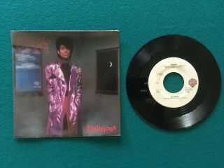 Prince Delirious/horny Toad 45rpm W/picture Fold Out Poster Sleeve Very Rare