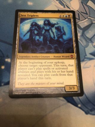 Magic The Gathering Alara Reborn Sen Triplets Mythic Rare Card