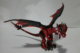 Rare Lego Medieval Castle Fantasy Era Black/red Dragon 7094 7093 Figure