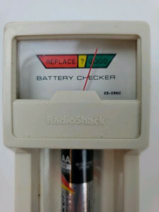 Fully Rare Micronta 22 - 096A Battery Checker Tester D C AA AAA N & 9 Volt 4