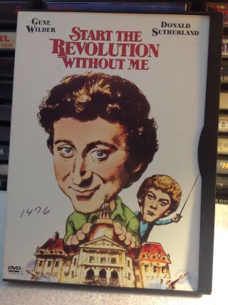 Start The Revolution Without Me (dvd,  2003) Gene Wilder Donald Sutherland Rare