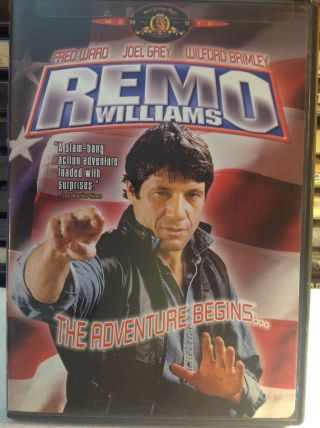 Remo Williams - The Adventure Begins (dvd) Fred Ward Wilford Brimley Rare Action