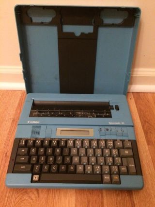 Rare Vintage Canon Personal Electric Typewriter Typemate 10 D Batteries