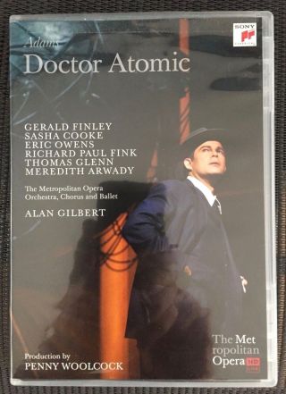 Doctor Atomic (2 Dvd Set,  2011) Rare,  Oop Version.  Metropolitan Opera.