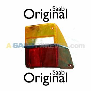 Saab 900 87 - 93 3 Door Hatch Back Tail Light Rh Side Lens Only Turbo Spg Oem Rare