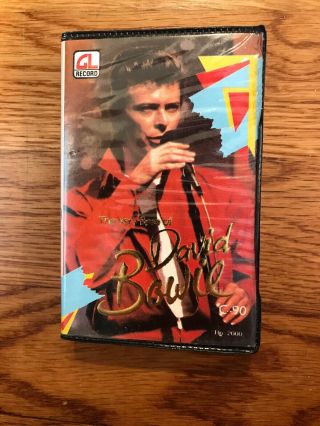 The Very Best Of David Bowie Cassette By Golden Lion Record - Rare