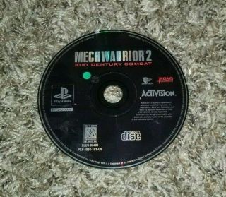 Mech Warrior 2 Disc Only (sony Playstation 1,  Ps1) Rare