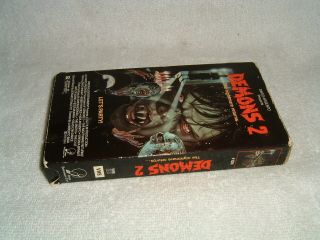Demons 2 VHS Rare Imperial Video Release Italian Horror Classic Gore 4