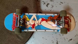 Hook Ups Coppertone Dog Rush Skateboard Rare Without Trucks