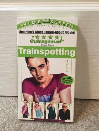 Trainspotting Vhs Collectors Edition 1996 | Trainspotting Movie | Vhs Rare