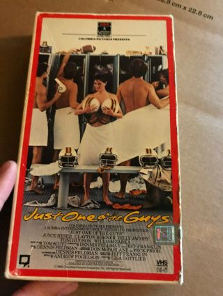 Just One Of The Guys Vhs Rare Sex Comedy