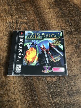 Raystorm Playstation 1 Ps1 Complete Cib Ultra Rare — Near Black Label