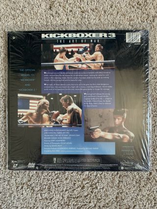 KICKBOXER 3 - The Art Of War Laserdisc - VERY RARE 2