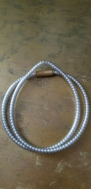 RARE & COOL Chanel Vinyl Tube Pearl necklace 2000 4