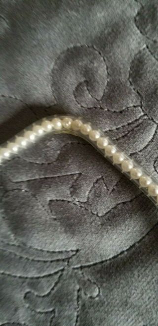 RARE & COOL Chanel Vinyl Tube Pearl necklace 2000 6