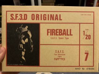 Rare,  Nitto Sf3d Fireball 1/20 Model Kit.  Vintage