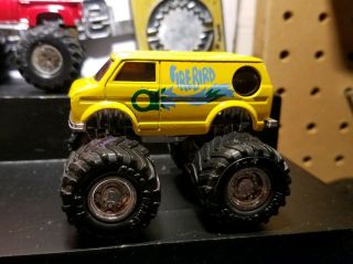Vintage Road Champs Monster Truck Yellow Fire Bird Van Wheels Hi Roller Rare
