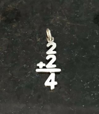 James Avery Rare Retired 2,  2 Charm Sterling Silver