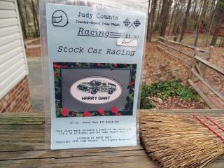 Rare Stock Car 33 Harry Gant Racing Cross Stitch Chart Pattern Judy Counts