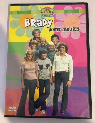 Brady Home Movies (dvd,  2000) Rare Oop Like W/ Insert,  Brady Bunch,  Rhino