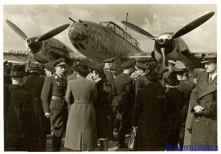 Port.  Photo: Rare Luftwaffe Camo Me - 110 Fighter Plane Put On Display; 1941